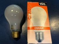 Osram E27 230V Clas A Fr 150W Matt GlÜHlampe Classic GlÜHbirne