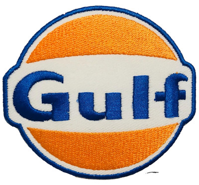 Formel 1 Sponsor Öl Golf Bügelbild Aufnäher Patch Kleid Transfer Jacke (8,5 x 8 cm)