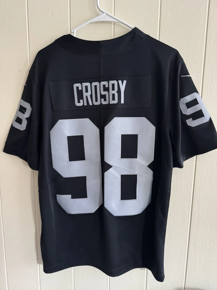 Maxx Crosby Las Vegas Raiders Nike Jersey Sitched Vapor Limited Jersey Small - Image 2 of 4