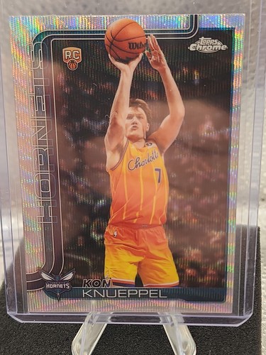 2025-26 Topps Chrome Update Kon Knueppel Prizm Hyper