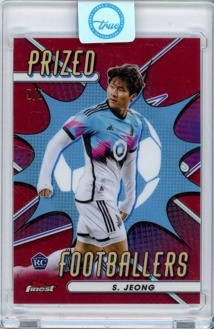 2023 TOPPS FINEST SANG-BIN JEONG #PF-15 RC PRIZEO FOOTBALLERS RED REFRACTOR #/5