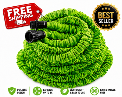 #ad Expandable Flexible Garden Water Hose 50FT Lightweight Compact Green $11.99