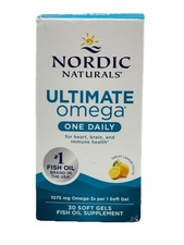 Nordic Naturals Ultimate Omega 1075mg 30ct Lemon Flavor Soft Gels Fish Oil