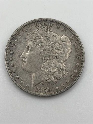 1879-S $1 Morgan Dollar, 90% Silver, San Francisco USA Obverse