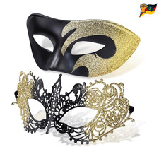 Venezianische Maske Damen Herren Masken Paar ...