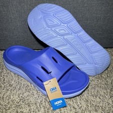 HOKA Ora Recovery Slide 3 Sandals Stellar Blue Mirage Men  s Size 11 1135061 NEW