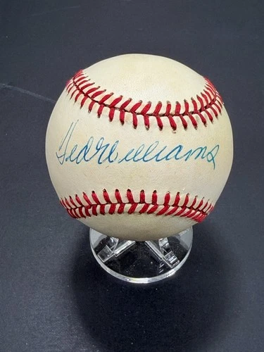 Ted Williams Single Signed Baseball JSA LOA OAL Sweet Spot Autograph Bobby Brown