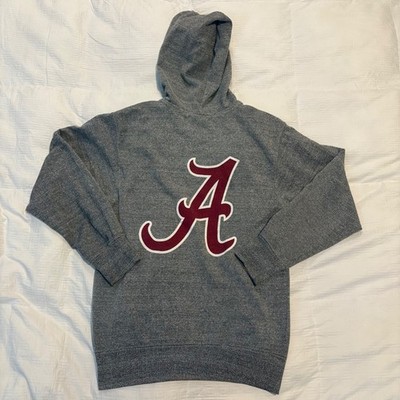 MV Sport NCAA Alabama Crimson Tide Unisex Jacket Gray Full Zip Hoodie, Small