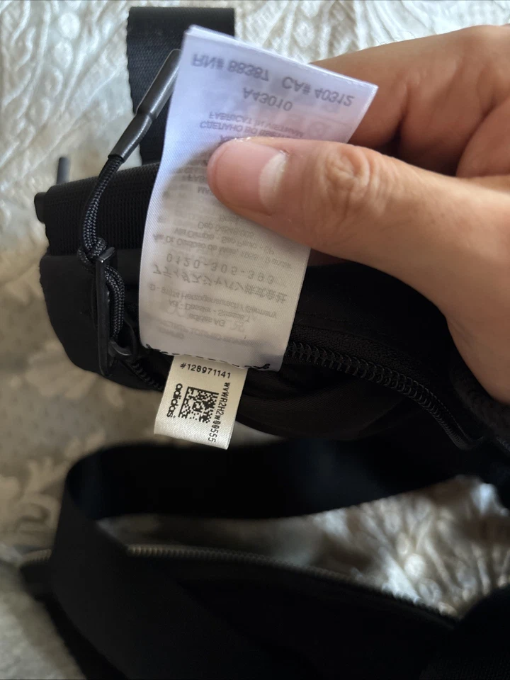 Y-3 Yohji Yamamoto Adidas Unisex Logo Cintura/Bolso Cinturón/Riñonera Negro Foto 4 de 4