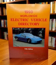 Worldwide Electric Vehicle Directory 5th Ed 1993 by Philip Terpstra Clean Energy