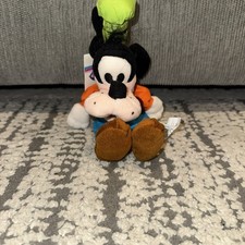 The Disney Store Mini Bean Bag Goofy Character Plush Toy