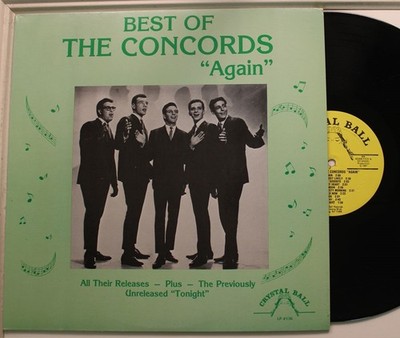 The Concords Best Of LP Vinyl 12'' 33 RPM Crystal Ball VG+ VG++