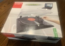 ION Profile Pro Turntable Black USB with Vinyl to MP3 NEW/Open Box