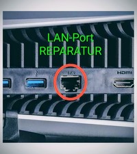 PS5 Playstation 5 LAN Anschluss Stecker Port LAN  REPARATUR