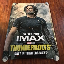 Thunderbolts IMAX BUCKY Sebastian S Marvel Studios BUS STOP MOVIE POSTER 48X70i