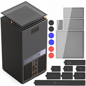 Dust Filter for Xbox Series X - 8 Silicone Plugs, 4 PVC Mesh Covers & 6 Grip Cap