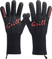 1472°F Heat Resistant BBQ Gloves Oven Grill Cooking Fireproof 3-Layer Design