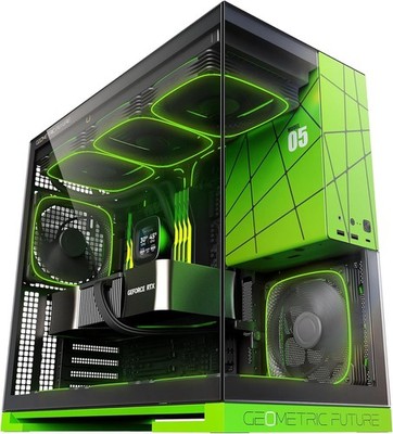 Mid Tower Gaming Case 1.2mm Steel E-ATX/ATX 420/360 Radiator ARGB Fan x5