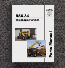 Telescopic Handlers Service Parts Manual Fits GEHL RS6-34 2007 3271