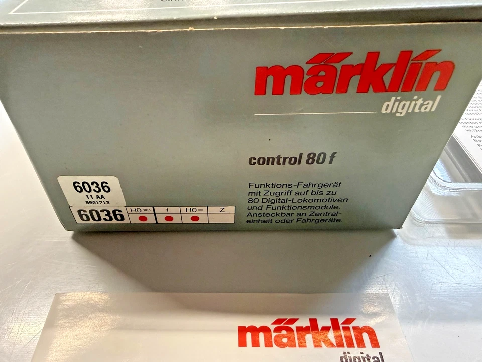 MÄRKLIN 6036 Control 80f  in OVP - Digital Steuergerät mit Regler - Bild 2 von 3