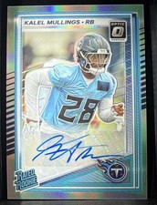 2025 Donruss Optic Kalel Mullings Holo Auto /199 Rated Rookie Titans