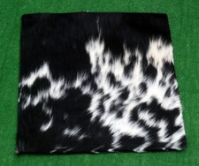 100% NEW COWHIDE LEATHER CUSHION COVER RUG COW HIDE HAIR ON CUSHION SA-405