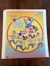 Walt Disney The Love Bug RCA SelectaVision CED Videodisc Case Collectible Vintag