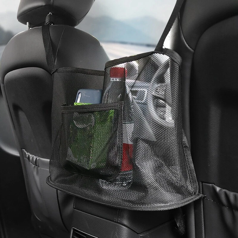 Car Net Pocket Handbag Holder Between for Car Back Mesh Organizer Dri Stor R1O6