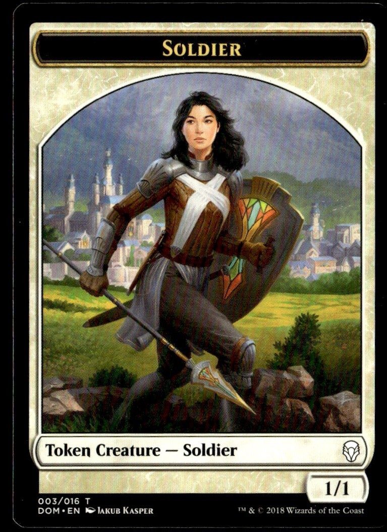 2018 Masters 25 Tokens Soldier Token/Common #3