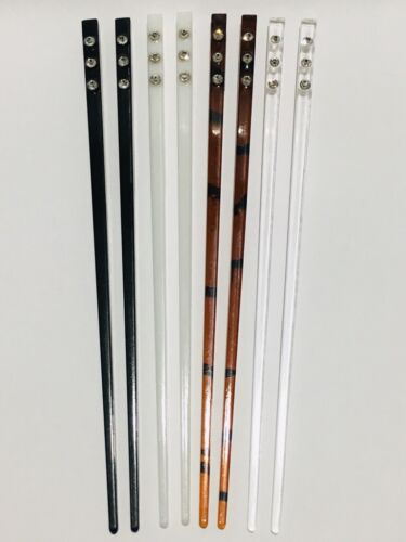 4 * CHINESE/JAPANESE Hair CHOP sticks, Hair Pin, Hair Clip Tool New - Picture 9 of 10