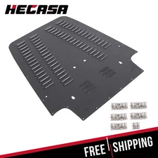 Vented Hood Louver Aluminum Black Grille For Jeep 97-02 Wrangler TJ