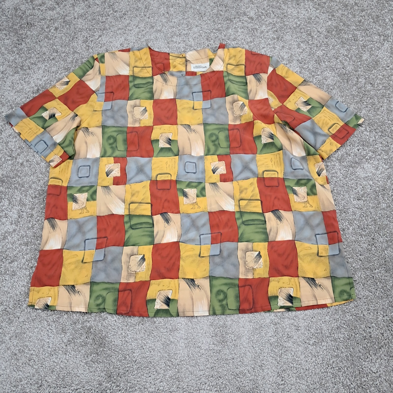 Modern Essentials Women's Geometric Pattern Shirt… - image 1