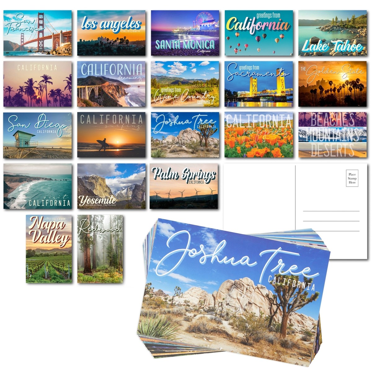 Postcards From California California Postcard, Souvenir Postcard