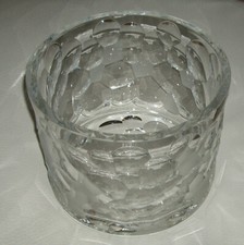 VAL LAMBERT - big Glasschale / Designschüssel  - Gewicht 3,4 kg - aus Erbschaft