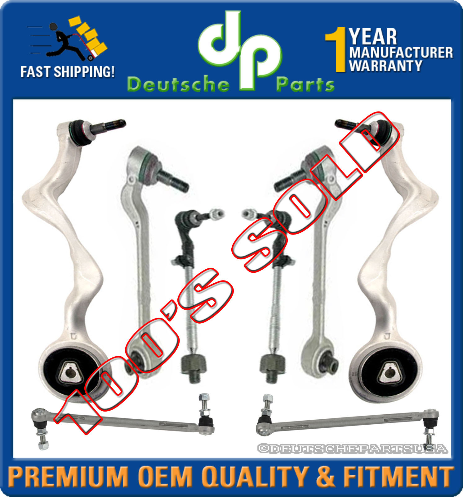 FRONT CONTROL ARM BALL JOINT SUSPENSION KIT BMW E90 318i 07 08 09 2010