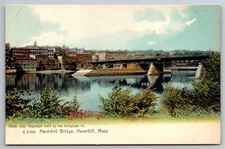 Haverhill Bridge Haverhill Mass C1905 UDB Postcard P20