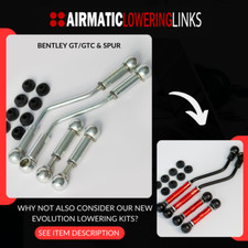 BENTLEY GT GTC GEN 1/2 AIR SUSPENSION ADJUSTABLE LOWERING LINKAGES LINKS KIT