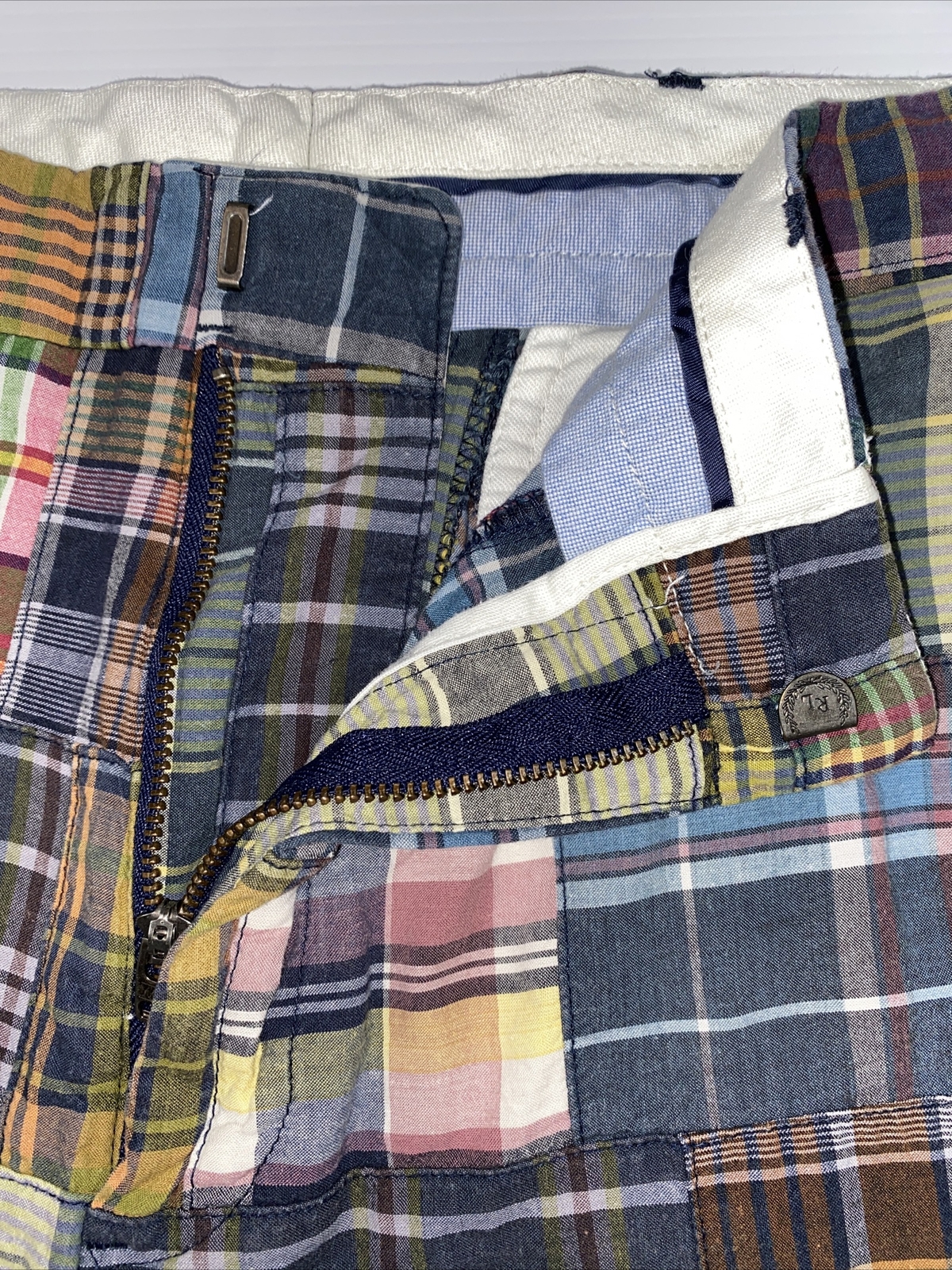 Polo Ralph Lauren Madras Patchwork Multicolored P… - image 9