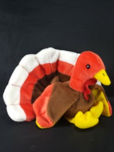 TY Beanie Baby Gobbles The Thanksgiving Turkey With Tags 1996 Plush Stuffed | eBay
