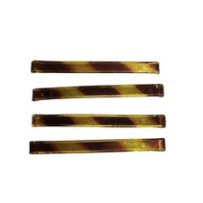 Lot 4 Goody Stay Tight Vtg Clasp Clip Hair Barrettes 2 USA Faux Tortoise Shell
