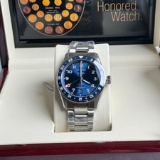 New Longines Spirit Zulu Time 42mm Blue Dial GMT Steel Men's Watch L38124936 3