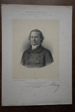 ALEXANDRE THOMAS MARIE (1797-1870) PORTRAIT ENGRAVING 19th century, born in AUXERRE YONNE