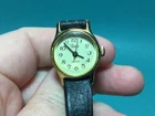 VINTAGE Timex Quartz Ladies Gold Tone Watch - Works