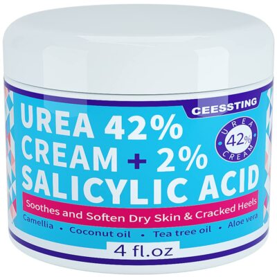 Urea Cream 42% Plus Salicylic Acid 4 Oz, Callus Remover Hand Cream Foot Cre...
