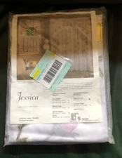 Panel Jessica Ecru Lorraine Home Fashions 60" x 84" Tailored New Sealed