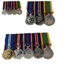 CADET MEDAL, JUBILEE`S & KING CHARLES CORONATION MINI. COURTMOUNTED MEDAL SETS
