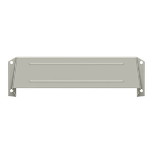 Deltana MSH158U15 Solid Brass Mail Slot Hood for Open Back Plates in