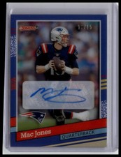 2021 Clearly #91-20 Mac Jones Clearly Retro 1991 Autographs #/15