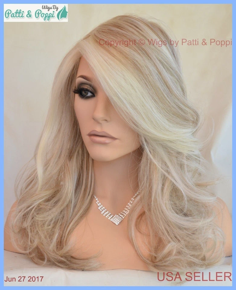 Peluca Monotop Frontal Encaje Limelight *Color Galleta Sexy Rubia *HERMOSA Foto 2 de 4