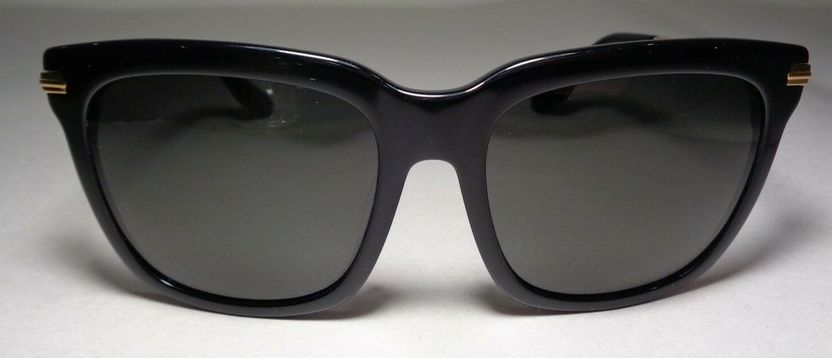 Alexander McQueen McQ Unisex Black Gold 55mm Sunglasses Alexander McQueen AM0378S 001 Sunglasses - US main image 4